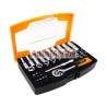 Socket Set - 1/4 inch Drive - 37 Piece - Hoteche