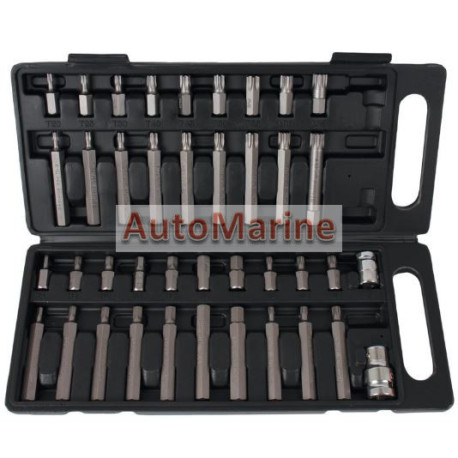 Hoteche Impact Screwdriver Bit Set - 40 Piece - Long and Short