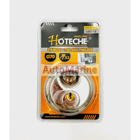 Stainless Steel Disc Lock - 70mm