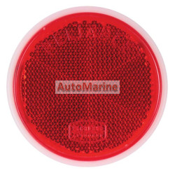 Round Red Reflector - 63mm