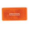 Rectangle Amber Reflector - 65mm x 35mm