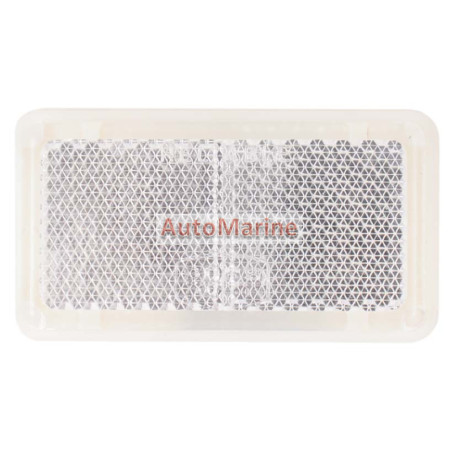 Rectangle Clear Reflector - 65mm x 35mm