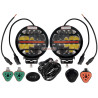 LED Spot Lamp with Amber DRL 90W - 10-30V - 9000 Lumens
