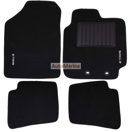Toyota Etios OEM Carpet Mat Set - 4 Piece