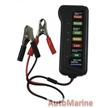 Battery and Alternator Digital Tester 12V