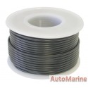 Cable Black 1.25mm - 30M Reel