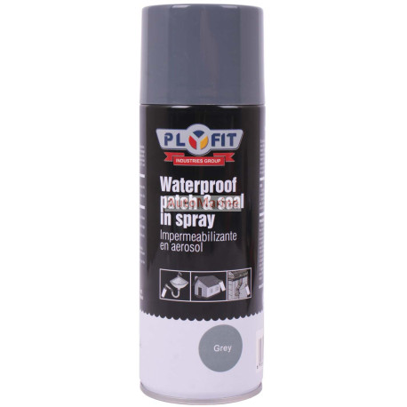 Plyfit Aerosol Waterproof Patch and Seal Spray - 400ml - Grey