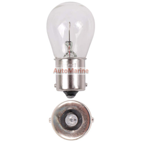 Single Contact Globe 24 Volt - P21W / BA15S - 10 Pack