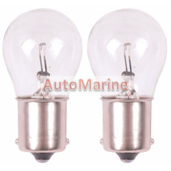 Single Contact Globe 24 Volt - P21W / BA15S - 2 Pack