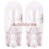 Wedge Type Globe 12 Volt - 5W 12V - W5W - 2 Pack