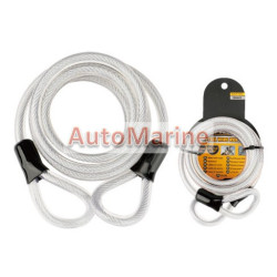 Steel Wire Rope - 8mm x 1.8m - Plastic Covered