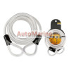 Steel Wire Rope - 8mm x 1.8m - Plastic Covered