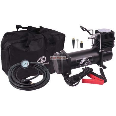 Heavy Duty Air Compressor & Tyre Inflator 180LPM - 12 Volt