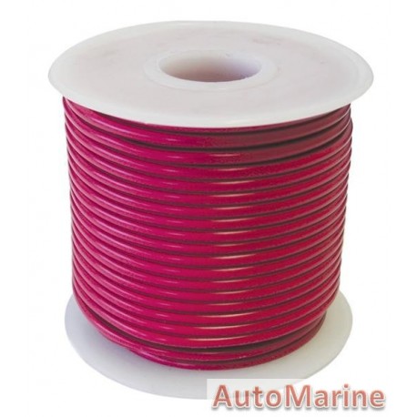 Cable Red 3.00mm - 30M Reel