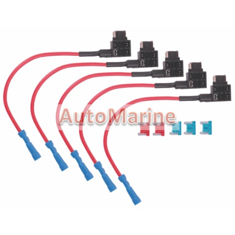 Plug In Fuse Holder Set - New Design Fuses