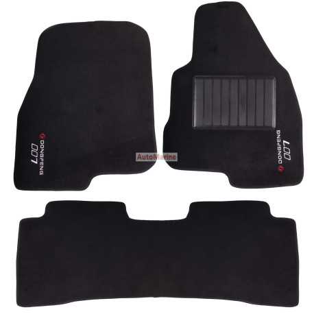 3 Piece OEM Fit Carpet Mat Set for Dongfeng 007