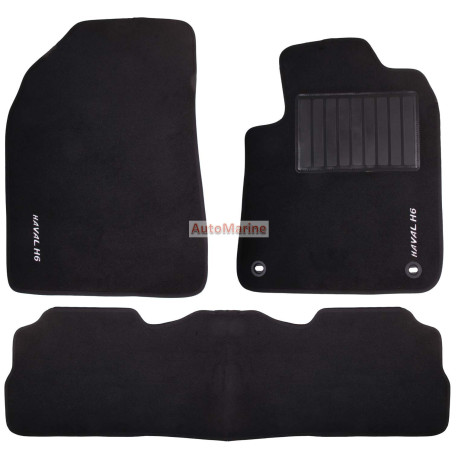 GWM HAVAL H6 OEM Fit Carpet Mat Set - 3 Piece