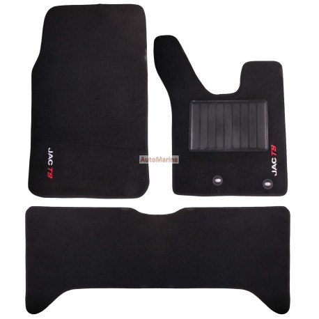 JAC T8 Double Cab OEM Fit Carpet Mat Set - 3 Piece