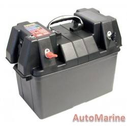 Marine Battery Box with Power Pack - No Battery Incl