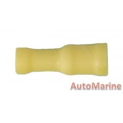 Yellow Female Bullet Connector - 100 Pieces