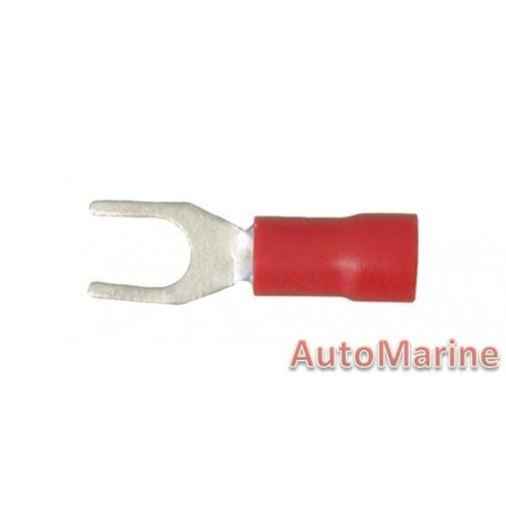 Red Fork Terminal - 4.3mm - 10 Pieces