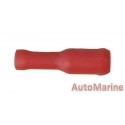 Red Female Bullet Terminal - 10 Pieces