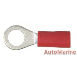 Red Ring Terminal - 5.3mm - 10 Pieces