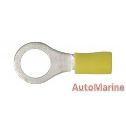 Yellow Ring Terminal - 10.5mm - 100 Pieces