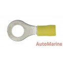 Yellow Ring Terminal - 8.4mm - 10 Pieces