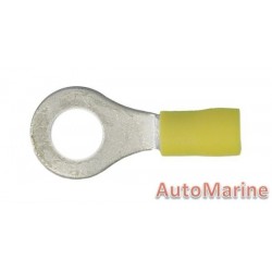 Yellow Ring Terminal - 8.4mm - 100 Pieces