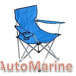 Camping Chair - Heavy Duty - Blue