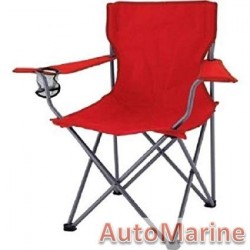 Camping Chair - Heavy Duty - Red