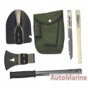 Camping Shovel - Axe - Saw - Knife