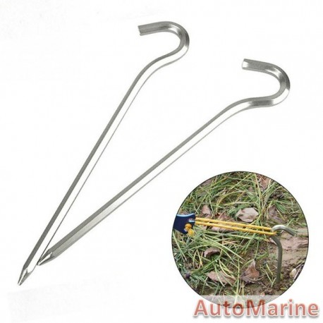 Tent Leg Peg - Hook Type - 8mm x 460mm