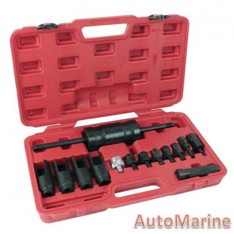 Diesel Injector Extractor Set - 14 Piece