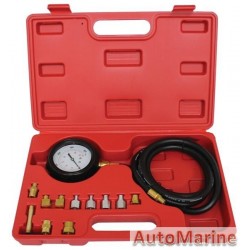 Engine Oil Pressure Tester with 11 Adaptors