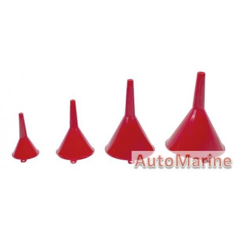 Funnel Set Plastic - 4 Piece