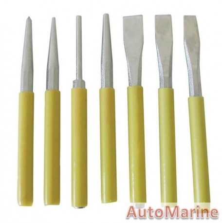 7 Piece Punch and Chisel Set