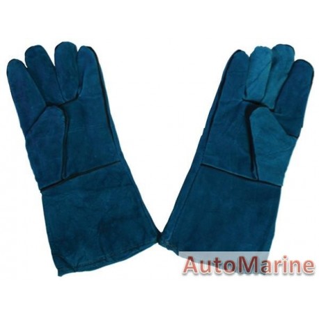 Welding Gloves Green 220 gram (Pair)