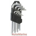 9 Piece Offset Torx Key Set