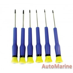 6 Piece Precision Torx Screwdriver Set