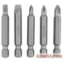 Screwdriver Bit Set 5 Piece  -/+