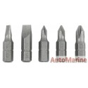 Screwdriver Bits Set 5 Piece -/+