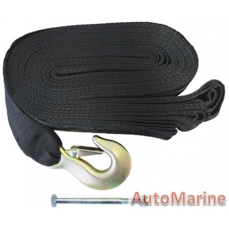 Winch Strap 12 meter x 60 mm - Max 1.8Ton