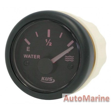 Water Level Gauge - 52mm - Black