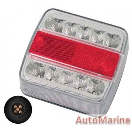 Universal LED Trailer Lamp - 12 Volt with Plug Ends