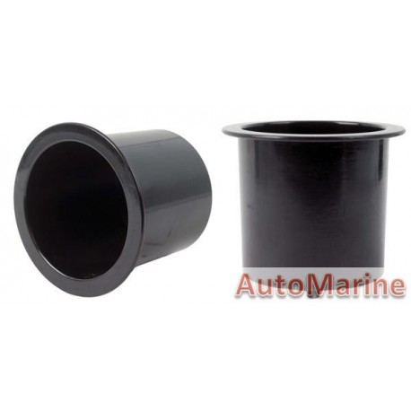 Plastic Cup Holder - 74mm - Black