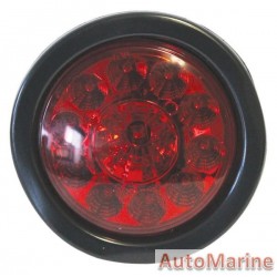 Round LED Red Trailer Lamp