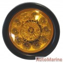 Round LED Amber Trailer Lamp