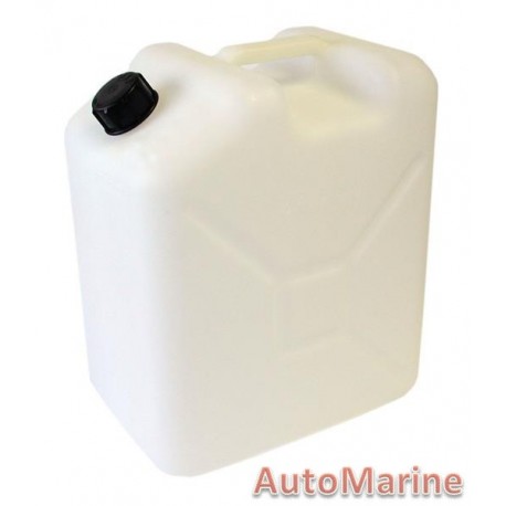 Plastic Jerry Can - 25L - Clear